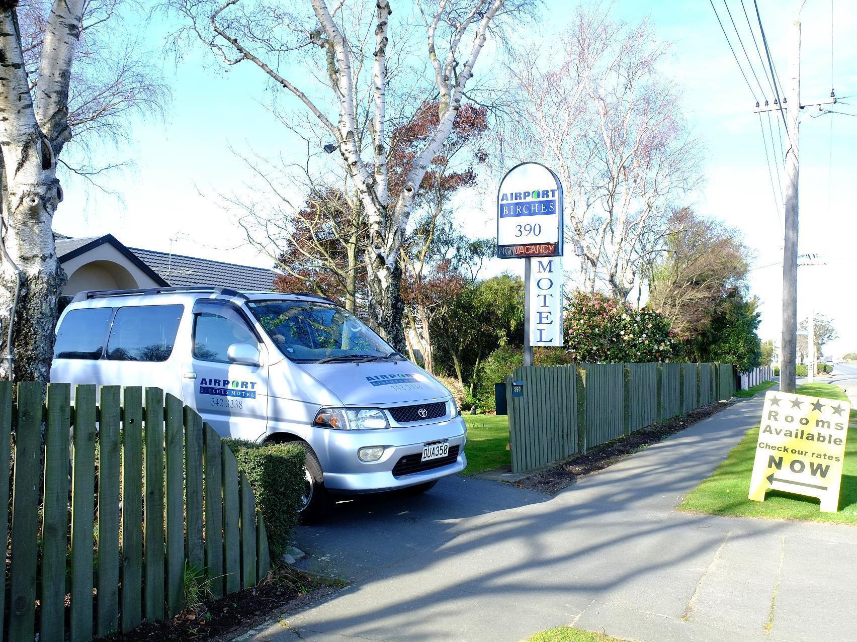 Airport Birches Motel Christchurch Exterior foto